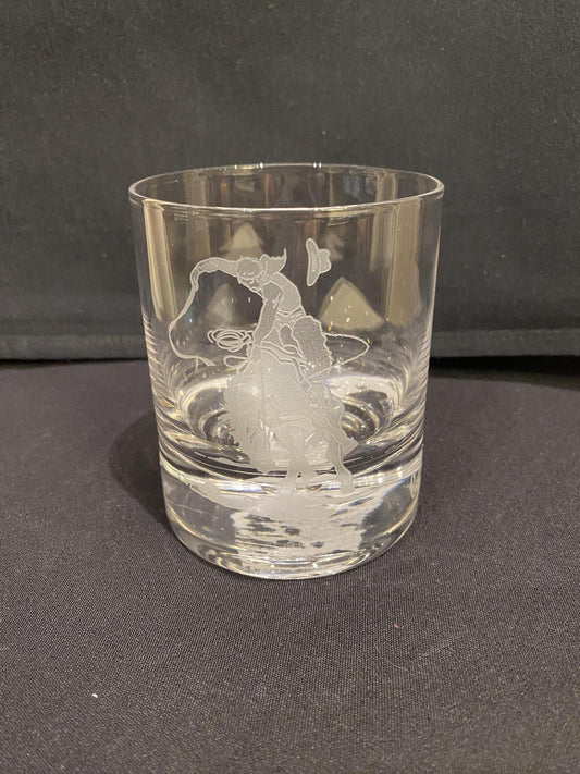 11 oz Cowboy Crystal Whiskey Glass