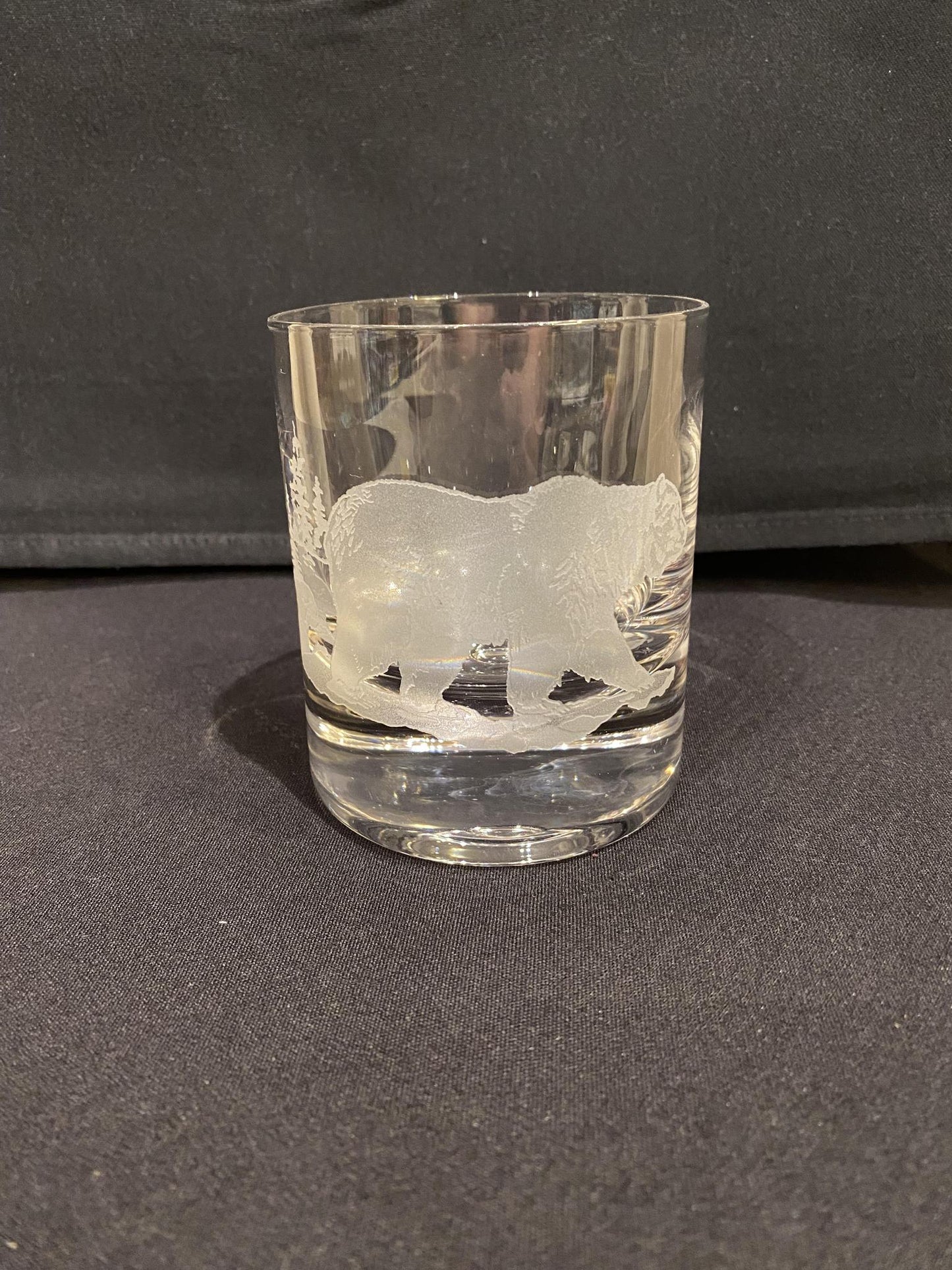 11 oz Grizzly Crystal Whiskey Glass