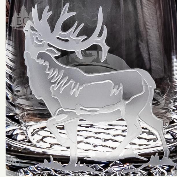 11 oz Elk Crystal Whiskey Glass