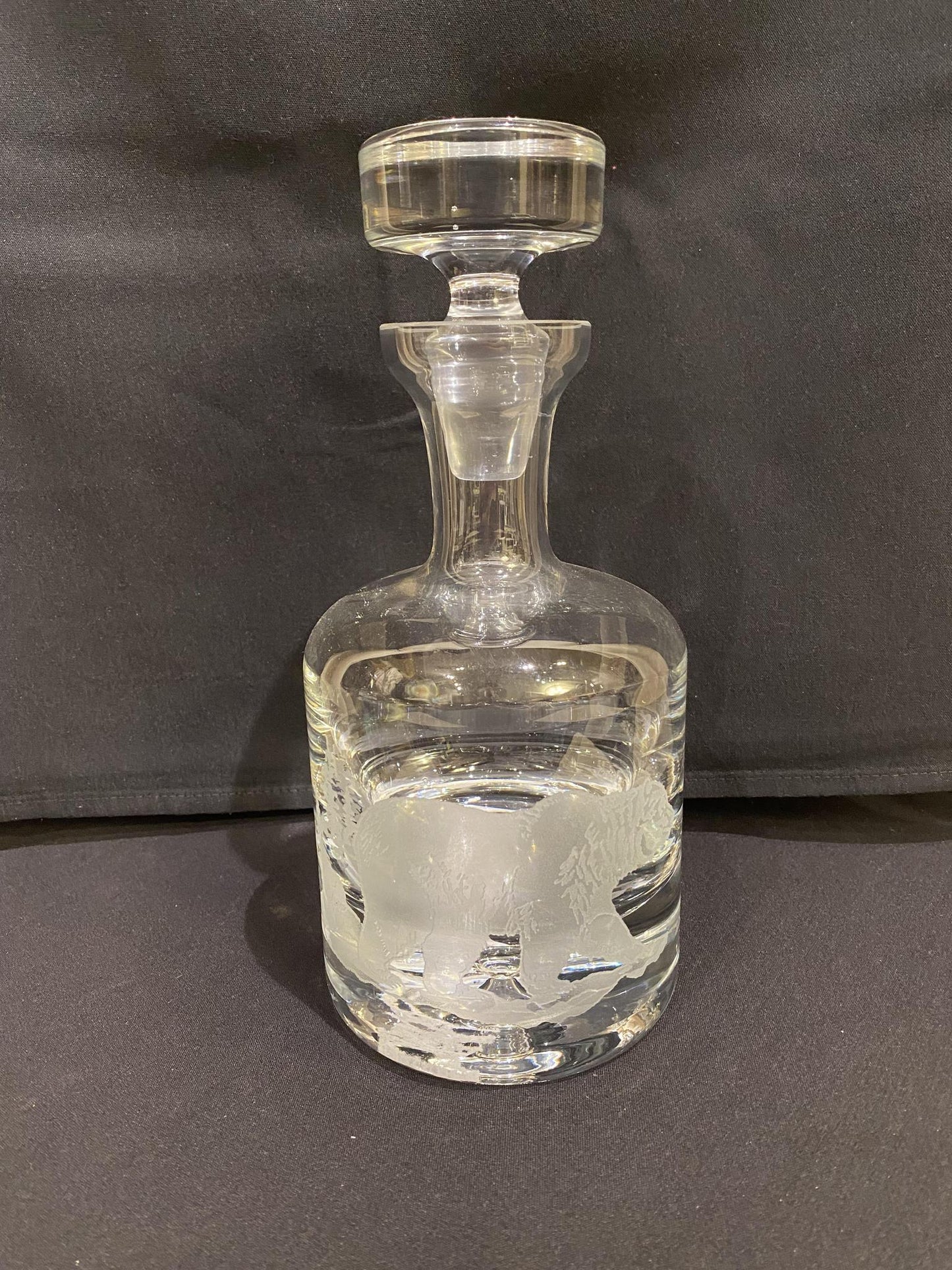 36 oz Crystal Decanter Bear