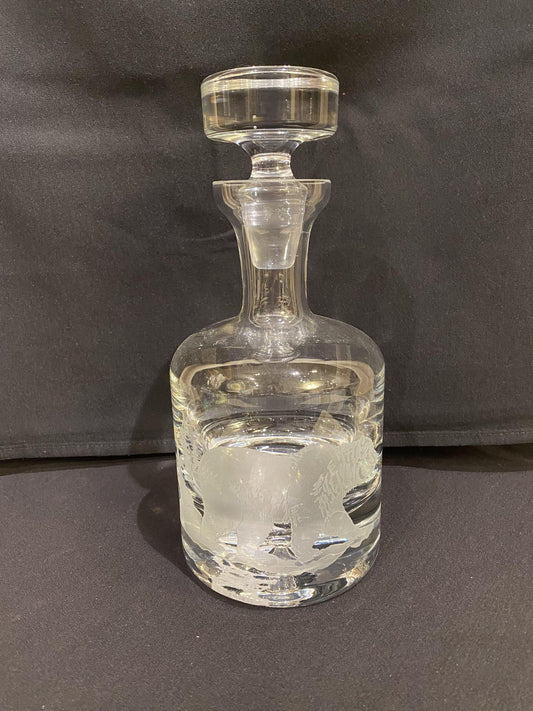 36 oz Crystal Decanter Bear