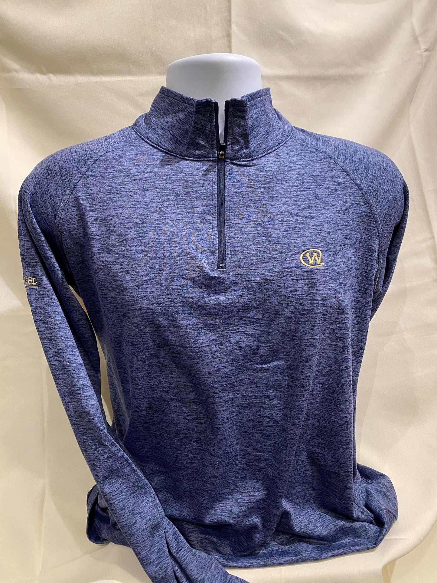 Swerve 1/4 Zip Periwinkle Purple Long Sleeve
