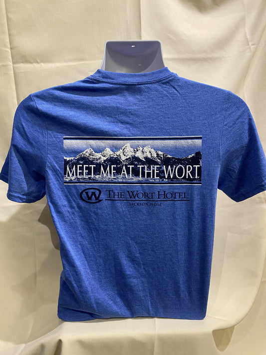 Short Sleeve Meet Me At The Wort Blue