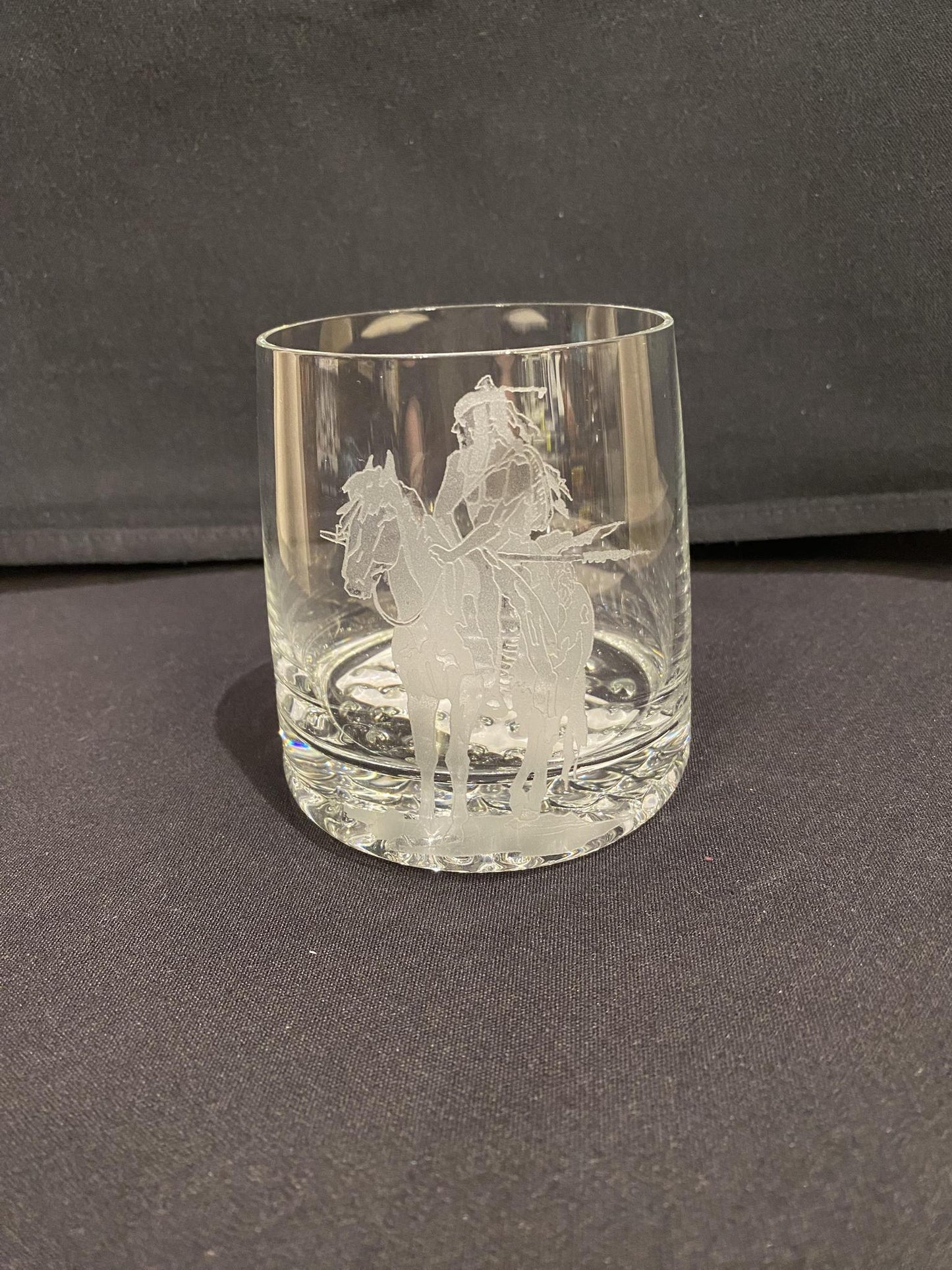 11 oz Spirit Rider Crystal Whiskey Glass