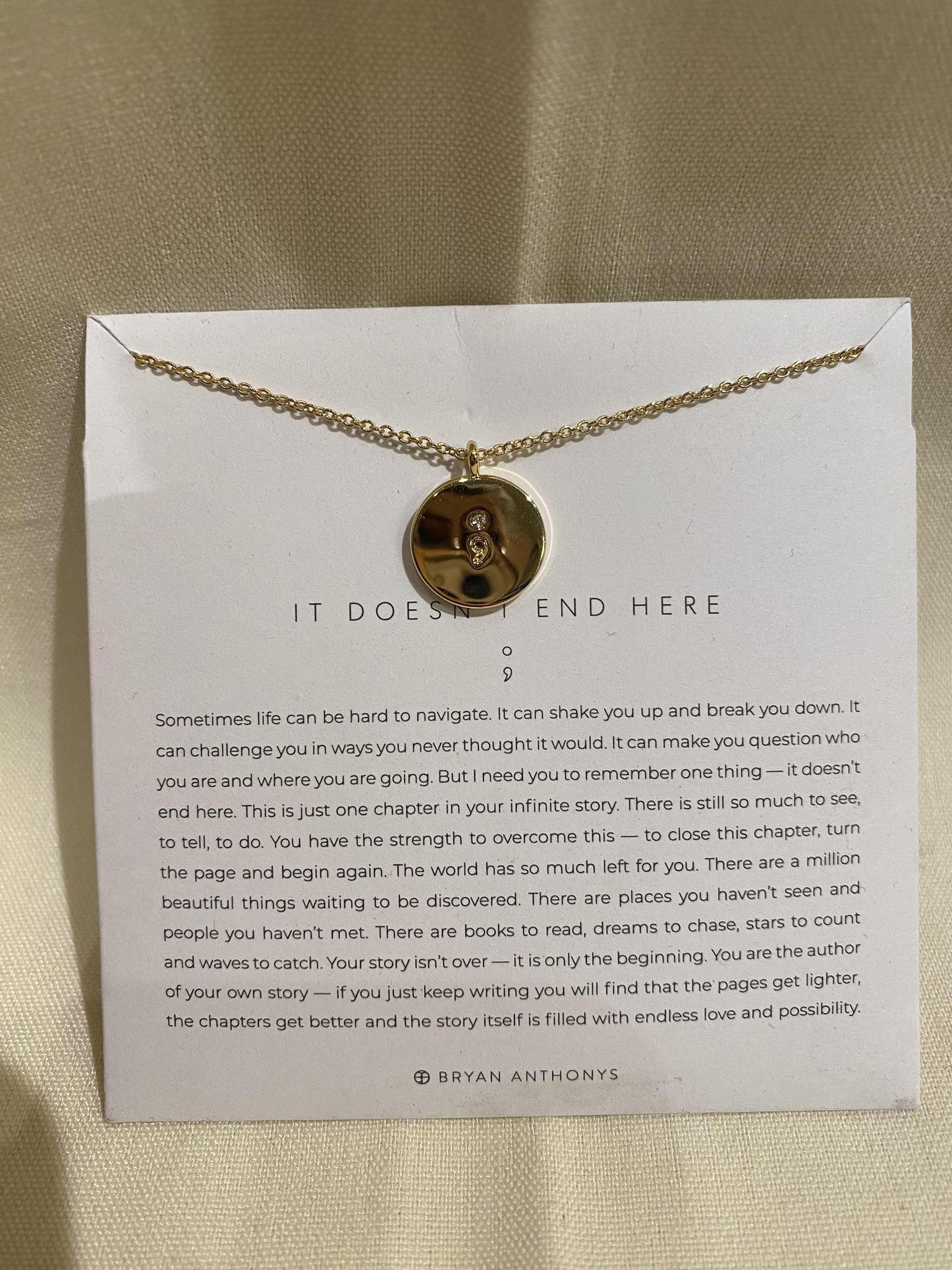 It Doesn't End Here Necklace 14k Gold Jewelry