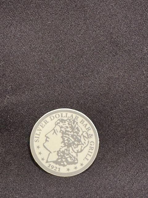 Silver Dollar Coin Sticker