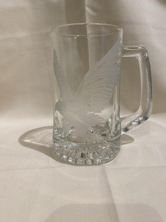 15 oz Eagle Glass Mug