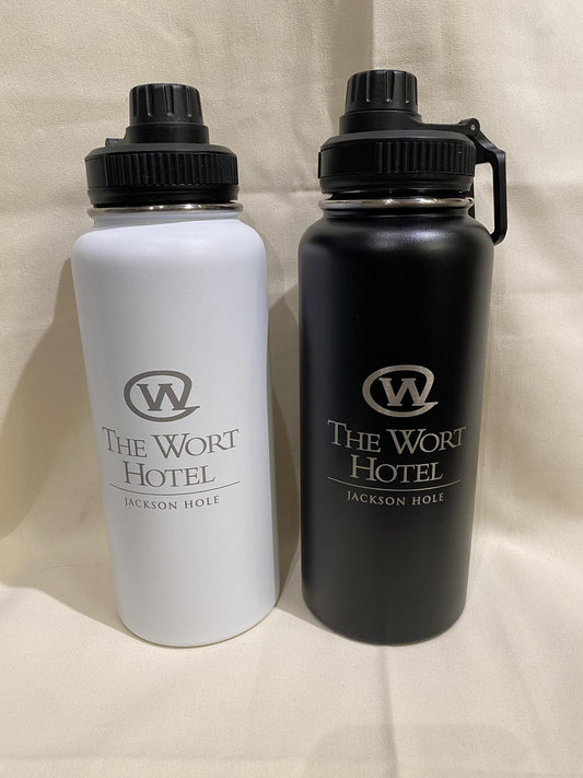 Wort 32oz Water Bottle Glass
